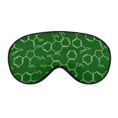 Science Sleep Eye Mask Cute Blindfold Eye Covers Eyeshade for Women Men Gifts