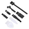 FILFEEL 8pcs Electric Shaver Cleaning Brush, Shaver Cleaner, Cleaner, Black, Nylon Bristles, PP Material, For Home Appliances, Computer Accessories view 2