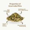 Ayurveda Tea Pitta Organic 100g (50 Cups) | Herbal Loose Leaf Tea with Liquorice, Ginger, Cinnamom, Fennel, Mint, Cardamom, Turmeric REPLANTEA view 4