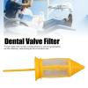 Dental Weak Suction Filter, Valve Strong Suction Weak Suction Filter Yellow Dental Chair Water Filter Part Replacement Accessory view 3