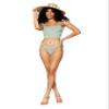 Dreamgirl Women's Camisole & Thong Nightgown, Green, XL view 1