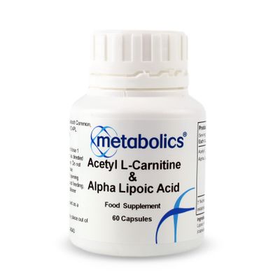 Acetyl L.Carnitine and Alpha Lipoic Acid Capsules, 60 Capsules, Supports Brain & Cognitive Health- Made in The UK