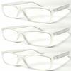 ZIZO EYEWEAR 3 Pairs Reading Glasses Value Pack Classic Stylish Comfort Design Spectacles R140 (3 Pairs Matte Clear, +2.75 Magnification) view 1