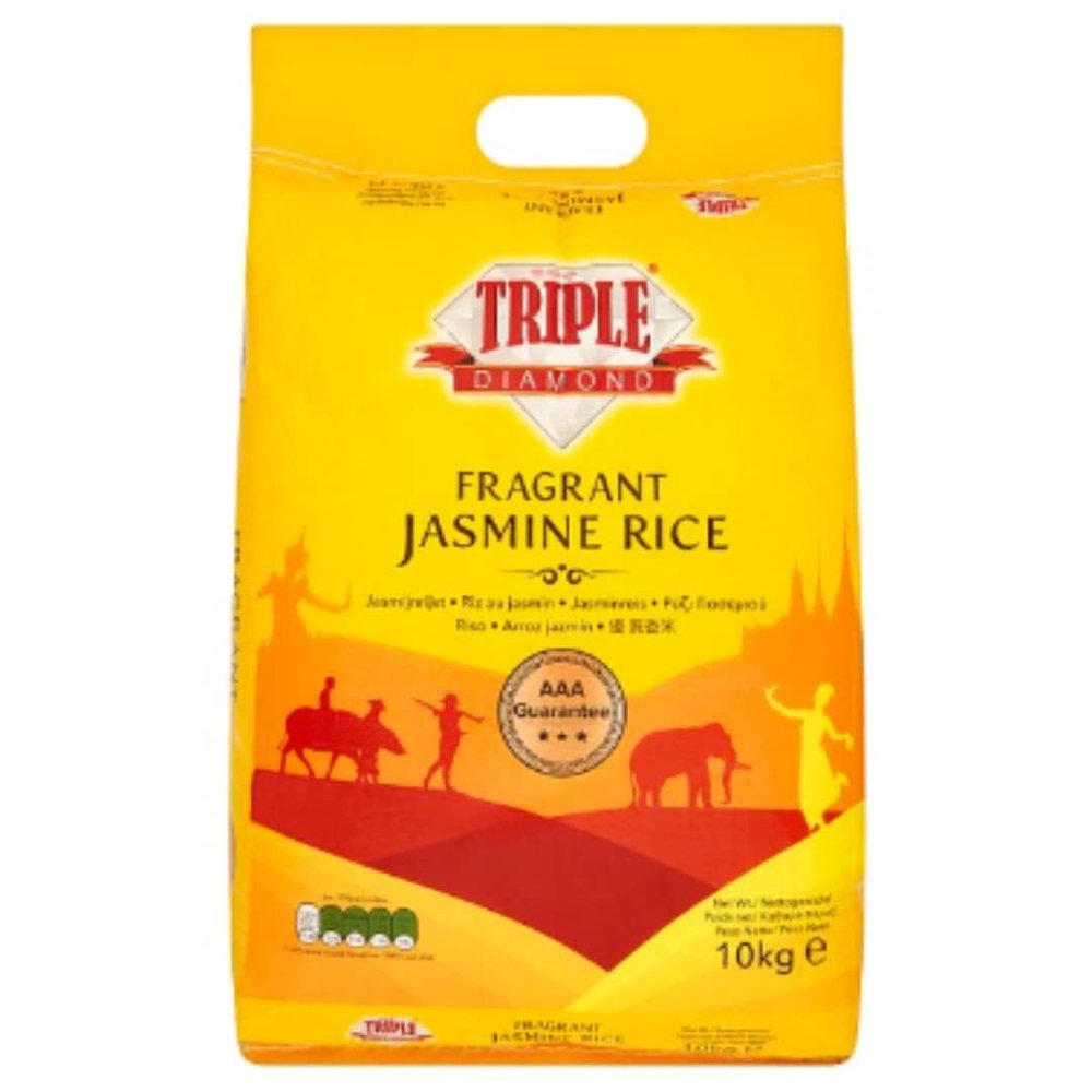 Triple Diamond Fragrant Jasmine Rice 10000g x 1