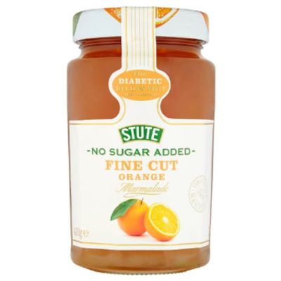 Stute No Sugar Added Fine Cut Orange Marmalade 430g x 6