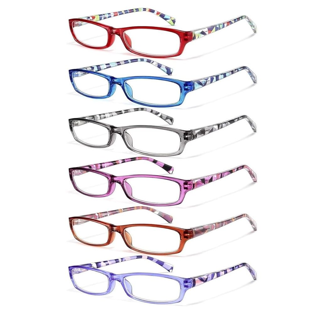 Gaoye 6 pack Reading Glasses, Fashion Readers for Women, Spring Hinge Eye Glasses, Cheater Glasses for Women