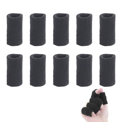 Ziurmut Finger Compression Sleeve | Elastic Sport Finger Protector - Finger Stall Sports Finger Cots Nylon Knitted for Sport Relieve Compression Pressure