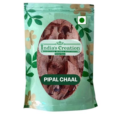 India's Creation Pipal Chaal- Ficus religiosa-Raw Herbs-Peepal Bark-Pipal Chhal-Jadi Booti-Single Herbs (500 Gram)
