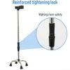 LIOONS Medical Crutches Adjustable Elderly Cane With 4 Tube Foot Base Extra Stable Non-slip Crutches Comfort Handle Crutches view 4