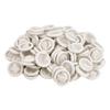 100 Pcs Disposable Finger Protectors, Finger Cots, Latex Anti-Static Finger Tip Rubber Protect Keeping Dressing Dry and Clean, for Beauty Electronic Repair (White) view 1