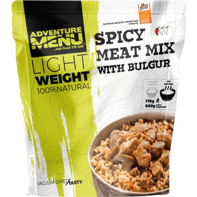 Adventure Menu Spicy meat mix with bulgur Big Pack - 160g (636 kcal)