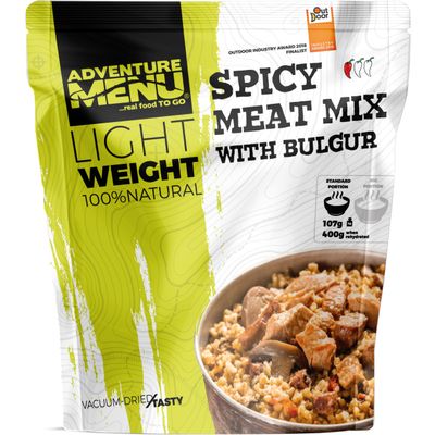 Adventure Menu Spicy meat mix with bulgur Reg Pack - 107g (424 kcal)