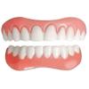 Dentures Cosmetic Veneer Natural Tone Instant Veneers Dental Silicone Tooth Whitening Temporary Prosthesis Teeth Top Bottom False Teeth Dental Men and Women,1pcs view 1
