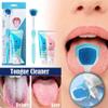 2023 New Probiotic Tongue Cleaning Gel Set, Tongue Scraper Precise Cleaning Brush Kit, Easy To Use Tongue Scrubber for Men Women with 1Tongue Brush (Mint) view 2