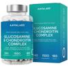 Glucosamine and Chondroitin High Strength with MSM, Boswellia Extract & Vitamin C - Glucosamine Complex - Fish and Crustacean Allergen Free - 180 Capsules (3 Capsules Daily) view 1