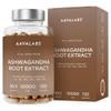Ashwagandha KSM 66 -1000mg (Highly Concentrated 10:1 Extract Ratio Equivalent to 10,000mg per Serving)of which 5% Withanolides-with Vitamin B6, B1, Zinc, Magnesium & Manganese-120 Ashwagandha Capsules view 1