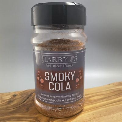 BBQ Rubs and Seasonings 200g Shaker Jar Multiple Flavours Single Jars and Bundles for Kitchen BBQ Smoker (Smoky Cola Rub)