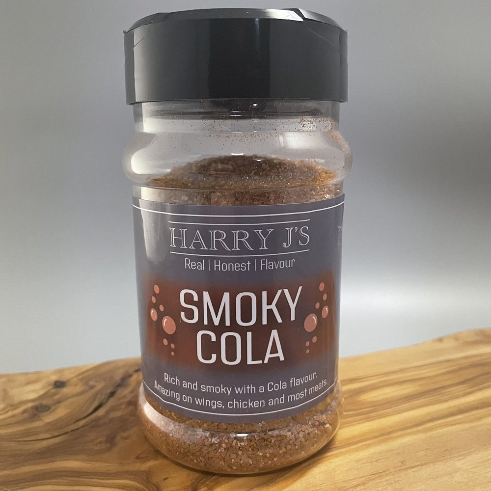 BBQ Rubs and Seasonings 200g Shaker Jar Multiple Flavours Single Jars and Bundles for Kitchen BBQ Smoker (Smoky Cola Rub)