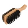 Beard Brush,Beard Comb, Double Sided Beard Brush Bristles Brush with Rubber Wood Handle for Men view 3