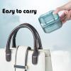 MURRI&MURRDI Retainer Case, Denture Bath Box with Strainer Basket, Mouth Guard Case, Braces Cleaner Cup, Cute Denture Cleaning Holder for Travel Retainer Storage Soak Container (B Blue) view 3
