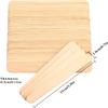 Nillkanth 100 Pcs Disposable Wooden Waxing Spatulas Wax Applicator Sticks for Hair Removal, Round Ended Suitable for Warm and Hot Waxes view 2