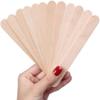 Nillkanth 100 Pcs Disposable Wooden Waxing Spatulas Wax Applicator Sticks for Hair Removal, Round Ended Suitable for Warm and Hot Waxes view 4