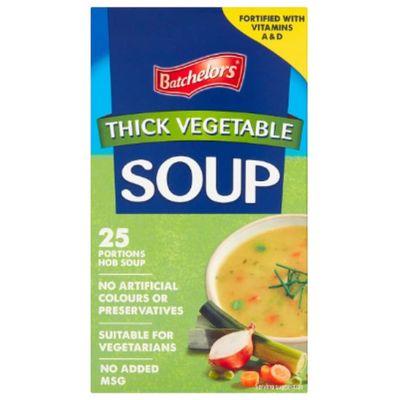 Batchelors Thick Vegetable Soup  313g x 6 Pack | Rich & Hearty Hot Soup | Quick & Easy Meal Solution
