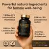 Advanced Probiotics for Women | Scientifically Formulated Vaginal Probiotics, Intimate Flora & UTI | Crafted with 3 Billion Bacterial Cultures - 100 Billion CFU/g Source | Made in UK (180 Capsules) view 3