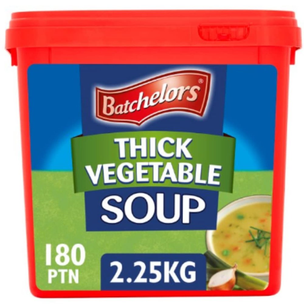 Batchelors Thick Vegetable Soup  2250g Bulk Bag | Rich & Hearty Soup | Instant Hot Meal for Restaurants, Catering & Home