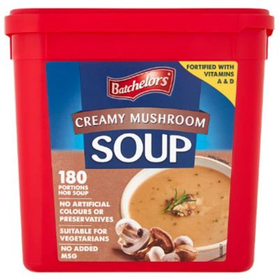 Batchelors Creamy Mushroom Soup  2250g Bulk Bag | Smooth & Rich Soup | Instant Hot Meal for Restaurants, Catering & Home