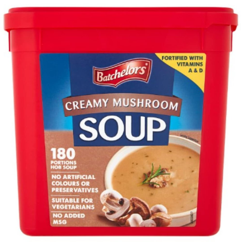 Batchelors Creamy Mushroom Soup  2250g Bulk Bag | Smooth & Rich Soup | Instant Hot Meal for Restaurants, Catering & Home