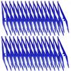 100pcs Plastic Tweezers, Practical Craft Tweezers Plastic Forceps Crafting Tool for Kids Home School DIY Crafts Bead Picking (Blue) view 1