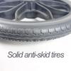14inch Wheelchair Rear Wheels (2), Non-slip Solid Non-pneumatic Tire Casters Replacement Parts, 12.7mm (1/2") Bearings view 4