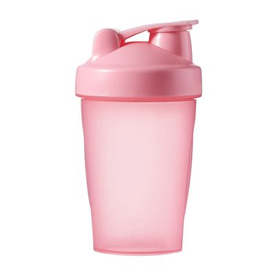 AidShunn Protein Shaker Bottle, Includes Mixing Ball 400ml, Perfect for Mixing Powdered Shakes, Leak-Proof, Clear, BPA Free, Dishwasher Safe