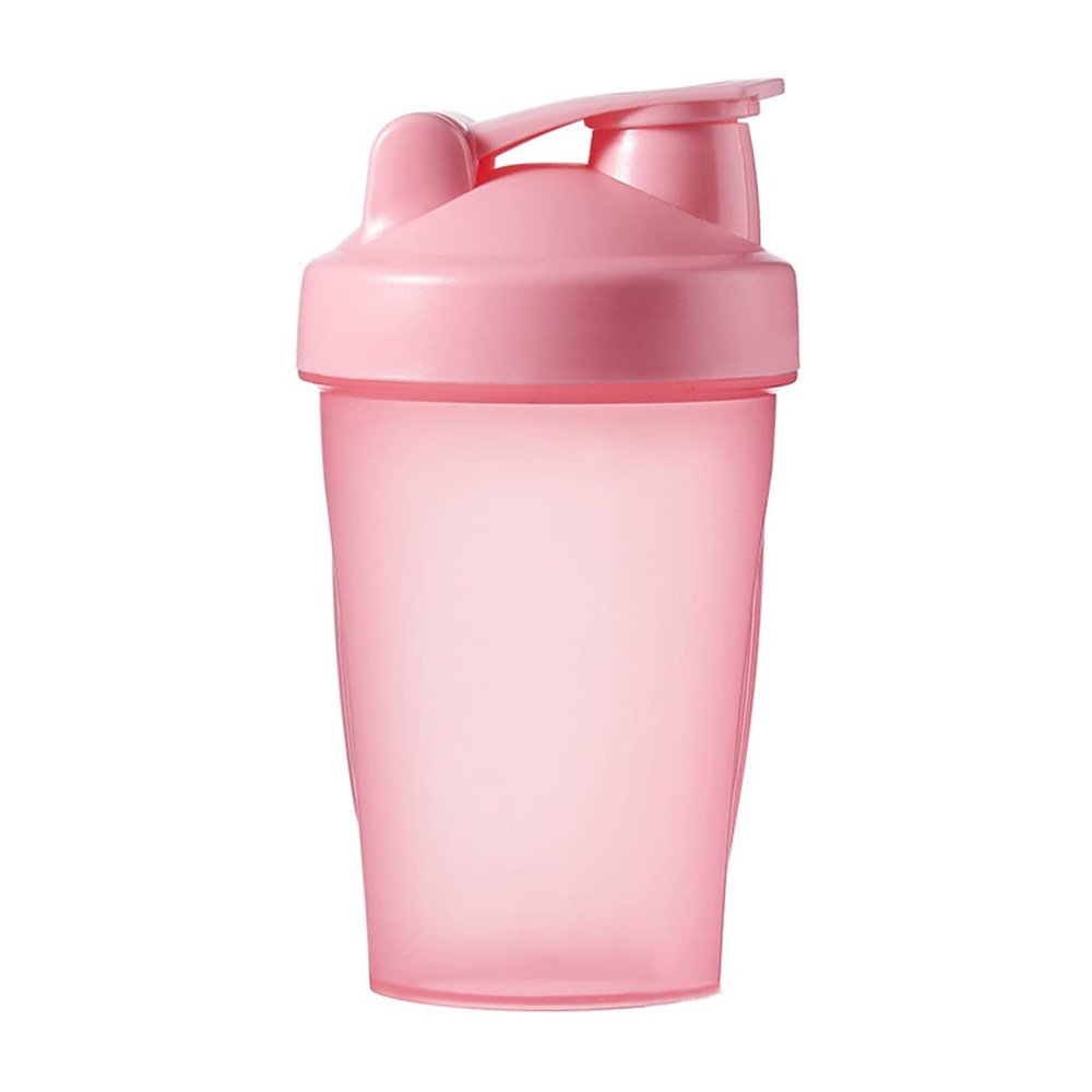 AidShunn Protein Shaker Bottle, Includes Mixing Ball 400ml, Perfect for Mixing Powdered Shakes, Leak-Proof, Clear, BPA Free, Dishwasher Safe