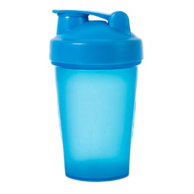 AidShunn Protein Shaker Bottle, Includes Stainless Steel Mixing Ball 400ml, Perfect for Mixing Powdered Shakes, Leak-Proof, Clear, BPA Free, Dishwasher Safe