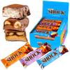 Fitnesshock Protein Bars No Sugar Added, Low Carb, High Fiber Snacks  3 Delicious Chocolate Flavors | Variety Flavour Box | 12x50g view 1