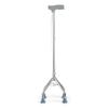 LIOONS Elderly Crutches, Square Canes, Aluminum Crutches, 10-level Adjustment, Non-slip Rubber Head, Load-bearing 100kg, Unisex view 1