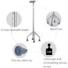 LIOONS Elderly Crutches, Square Canes, Aluminum Crutches, 10-level Adjustment, Non-slip Rubber Head, Load-bearing 100kg, Unisex view 3
