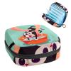 Sanitary Napkin Storage Bag, Menstrual Cup Pouch Tampon Bag, Period Pads Holder Organizer for Women Girls, Angry Cat Scare Bathing view 1