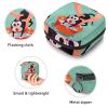 Sanitary Napkin Storage Bag, Menstrual Cup Pouch Tampon Bag, Period Pads Holder Organizer for Women Girls, Angry Cat Scare Bathing view 2