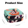 Sanitary Napkin Storage Bag, Menstrual Cup Pouch Tampon Bag, Period Pads Holder Organizer for Women Girls, Angry Cat Scare Bathing view 3