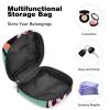 Sanitary Napkin Storage Bag, Menstrual Cup Pouch Tampon Bag, Period Pads Holder Organizer for Women Girls, Angry Cat Scare Bathing view 4