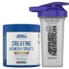 Applied Nutrition Creatine + 700ml Shaker | Creatine Monohydrate Micronized Powder, Increases High-Intensity Physical Performance (250g - 50 Servings) (Unflavoured) view 1
