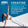 Applied Nutrition Creatine + 700ml Shaker | Creatine Monohydrate Micronized Powder with Flavour, Increases High-Intensity Physical Performance (250g - 50 Servings) (ICY Blue Razz) view 3