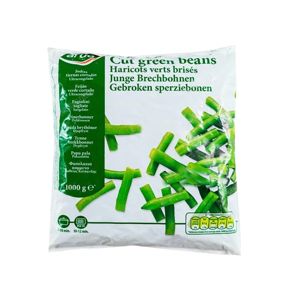 Ardo Cut Green Beans | 1KG | Frozen Vegetables | Healthy | Green Beans | Beans | High Fibre | High Protein