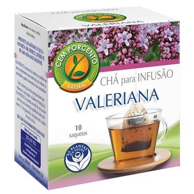 Cem Porcento - Valerian (Valeriana officinalis L.) - 8 x 10 teabags (total: 80 teabags)