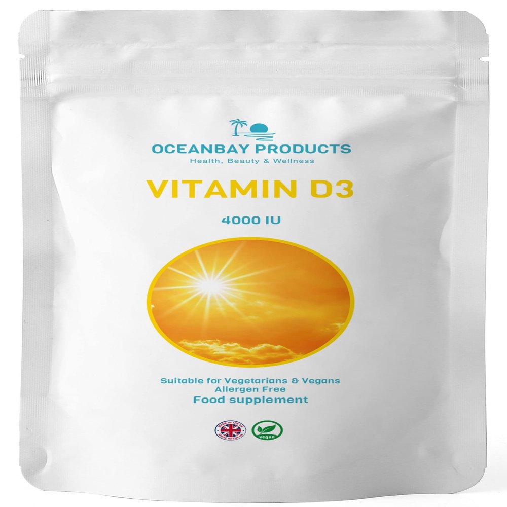 Vitamin D3 4000iu - 480 Premium Micro Vegan Tablets - Easy to Swallow - Maximum Strength - 16 Months Supply