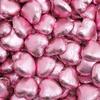 Italian Options Milk Chocolate Hearts, 250 grams approx 41 Pieces, Pink Foil view 3