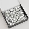 Italian Options Milk Chocolate Hearts, 500 grams approx 83 Pieces, Silver Foil view 4